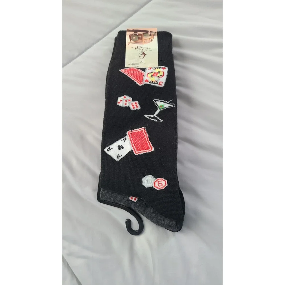 2 pair socks Men's crew Glambing men casual Panama‎ Jack